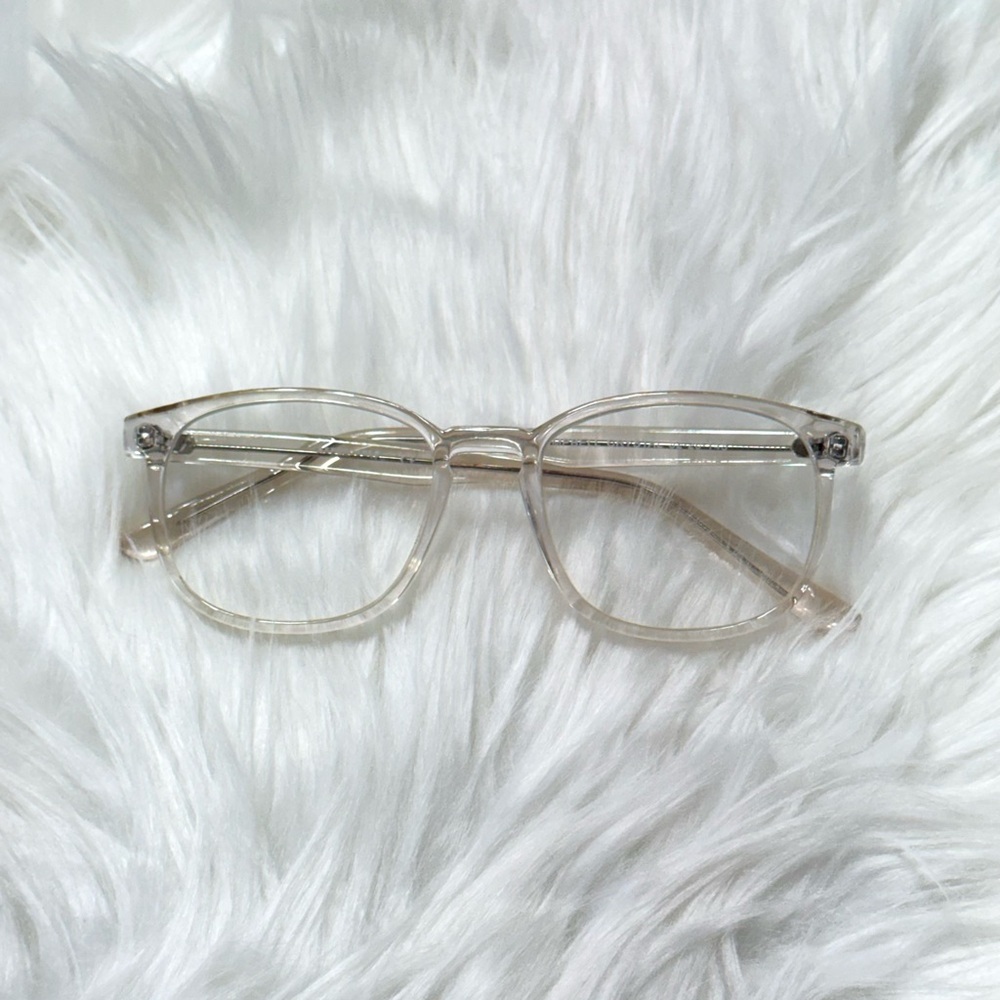Clear Plastic Eyeglasses Frames Eyewear Unisex - image 6
